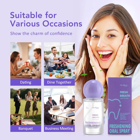 Travel-Sized Mint Freshener Spray