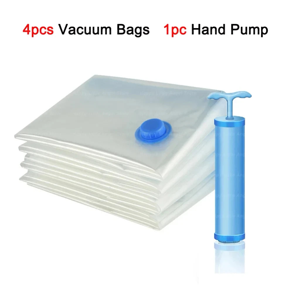 4-Piece Reusable Vacuum Bags